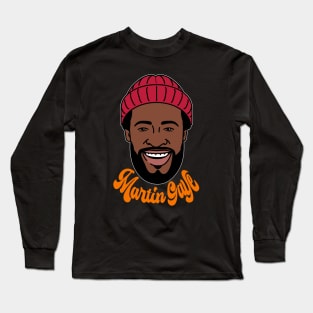 Marvin Gaye - Face Fan Art Long Sleeve T-Shirt